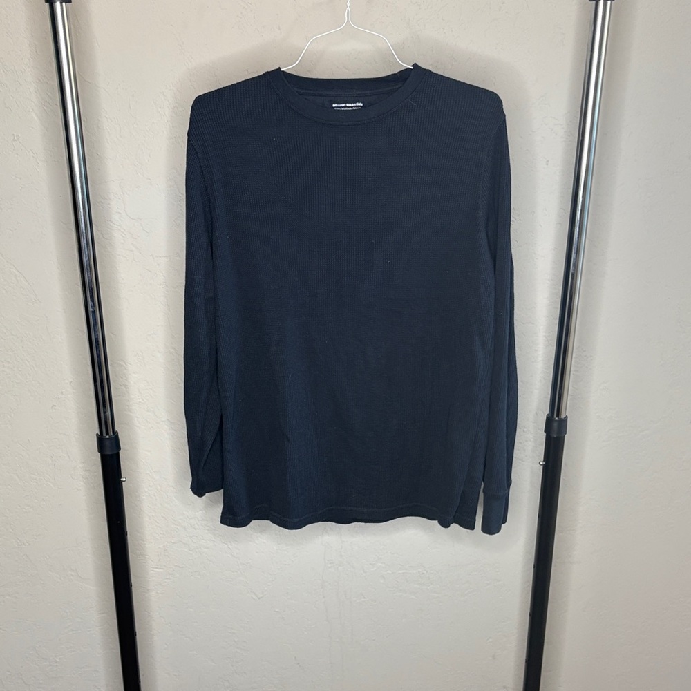 Amazon Essentials Men's Navy Long Sleeve Shirt